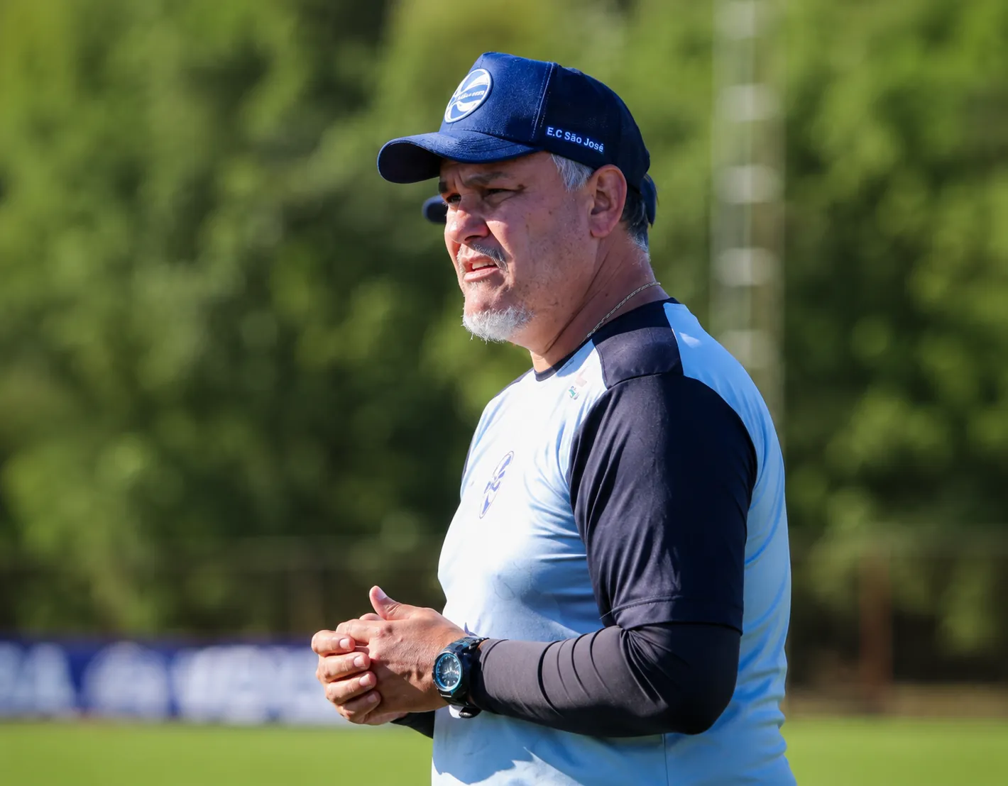 Gabardo Júnior em treino